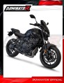 ολοκληρωμένο σύστημα εξάτμισης με τελικό DOMINATOR Full System HP8 ΜΑΥΡΟ κατάλληλο για τη μοτοσυκλέτα Yamaha MT 07 2021 - 2024 5