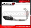 complete exhaust system with muffler DOMINATOR Full System HP8 BLACK fits to Yamaha YZF R7 2021  2024