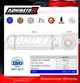 εξάτμιση σιγαστήρας DOMINATOR Τιτανίου HP7 κατάλληλος για μοτοσυκλέτα Honda CRF 1100L Africa Twin 2020 - 2023 5