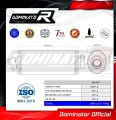 εξάτμιση τελικό DOMINATOR Οβάλ συμβατή με τη μοτοσυκλέτα Suzuki BURGMAN 400 1998 - 2002 5