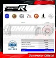 εξάτμιση σιγαστήρας DOMINATOR Στρογγυλός κατάλληλος για μοτοσυκλέτα Suzuki SV 650 S 1999 - 2002 4