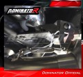 πλήρες σύστημα εξάτμισης με τελικό DOMINATOR Full System GP ΜΑΥΡΟ κατάλληλο για τη μοτοσυκλέτα Honda CB 650 R 2019 - 2023 4