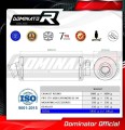 εξάτμιση σιγαστήρας DOMINATOR Στρογγυλός κατάλληλος για μοτοσικλέτα Aprilia ETV 1000 Caponord 2001 - 2004 4