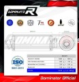εξάτμιση σιγαστήρας DOMINATOR Στρογγυλός κατάλληλος για μοτοσυκλέτα Aprilia Pegaso 650 Trail 2006 - 2010 2