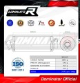 εξάτμιση τελικό DOMINATOR Στρογγυλό κατάλληλο για τη μοτοσυκλέτα Aprilia ETV 1200 Caponord 2013 - 2016 4