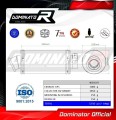 ολοκληρωμένο σύστημα εξάτμισης με τελικό DOMINATOR Full System GP1 ΜΑΥΡΟ που ταιριάζει στη μοτοσυκλέτα Suzuki GSF 650 BANDIT N / S 2007 - 2016 6