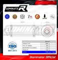 εξάτμιση τελικό DOMINATOR GP1 ΜΑΥΡΟ κατάλληλο για μοτοσυκλέτα Suzuki GSF 650 BANDIT N / S 2007 - 2016 5