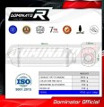 ολοκληρωμένο σύστημα εξάτμισης με τελικό DOMINATOR Full System Τιτανίου HP7 κατάλληλο για τη μοτοσυκλέτα Benelli TRK 502 X 2018 - 2021 6