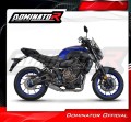 ολοκληρωμένο σύστημα εξάτμισης με τελικό DOMINATOR Full System Τιτανίου HP8 κατάλληλο για μοτοσυκλέτα Yamaha MT 07 2014 - 2020 4