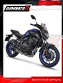 complete exhaust system with muffler DOMINATOR Full System titanium HP8 fits to Yamaha MT 07 TRACER 2016  2019 5