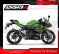 ολοκληρωμένο σύστημα εξάτμισης με τελικό DOMINATOR Full System HP8 ΜΑΥΡΟ κατάλληλο για μοτοσυκλέτα Kawasaki NINJA 400 2018 - 2022 4