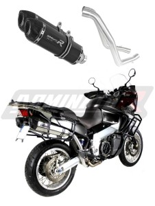 Aprilia ETV 1000 Caponord 2001 - 2004 εξάτμιση Σιγαστήρας HP1 BLACK + dB killer medium