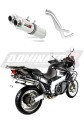 exhaust muffler DOMINATOR ROUND fits to Aprilia ETV 1000 Caponord 2001  2004 5