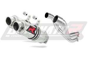 Aprilia Pegaso 650 Strada 2005 - 2006 εξάτμιση Σιγαστήρας GP1 + dB killer medium