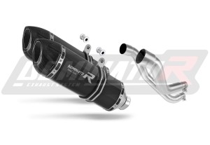 Aprilia Pegaso 650 Trail 2006 - 2010 εξάτμιση Σιγαστήρας HP1 BLACK + dB killer medium