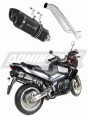 εξάτμιση σιγαστήρας DOMINATOR HP1 ΜΑΥΡΟΣ κατάλληλος για μοτοσυκλέτα Aprilia ETV 1000 Caponord 2005 - 2007 3