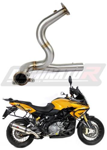 decat μεσαίος σωλήνας DOMINATOR Mid Pipe κατάλληλος για τη μοτοσυκλέτα ETV 1200 Caponord 2013 - 2016 6