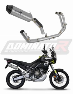 Aprilia Tuareg 660 2021 - 2023 Ολόκληρο σύστημα εξάτμιση Τελικό τιτανίου HP3 + dB killer medium