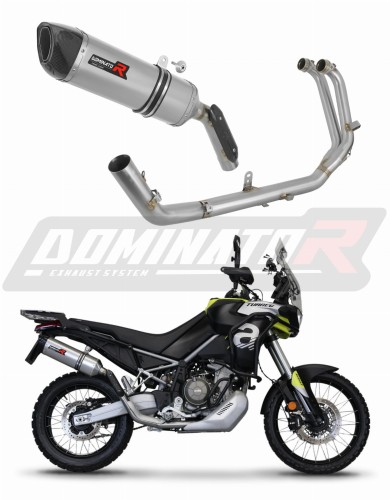 πλήρες σύστημα εξάτμισης με τελικό DOMINATOR Full System HP6 κατάλληλο για τη μοτοσυκλέτα Aprilia Tuareg 660 2021 - 2023 7
