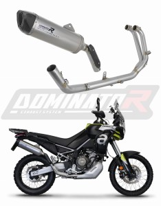 Aprilia Tuareg 660 2021 - 2023 Full System εξάτμιση Τελικό τιτανίου HP6 + dB killer medium