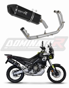 Aprilia Tuareg 660 2021 - 2023 Ολόκληρο σύστημα Πολλαπλή εξάτμισης Τελικό HP7 BLACK + dB killer medium