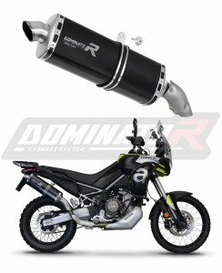 Aprilia Tuareg 660 2021 - 2023 εξάτμιση Σιγαστήρας P7 BLACK + dB killer medium