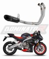 ολοκληρωμένο σύστημα εξάτμισης με τελικό DOMINATOR Full System HP8 ΜΑΥΡΟ κατάλληλο για μοτοσυκλέτα Aprilia RS 660 2020 - 2024 6