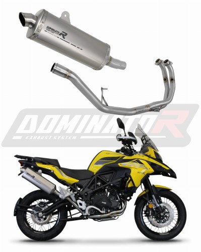 πλήρες σύστημα εξάτμισης με σιγαστήρα DOMINATOR Full System Τιτανίου P7 κατάλληλο για τη μοτοσικλέτα Benelli TRK 502 X 2022 - 2023 5
