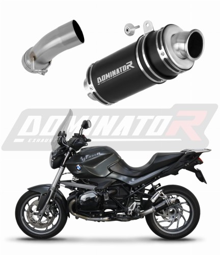 εξάτμιση σιγαστήρας DOMINATOR GP1 ΜΑΥΡΟΣ κατάλληλος για μοτοσικλέτα BMW R1200R 2010 - 2014 6