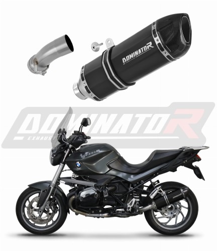 εξάτμιση σιγαστήρας DOMINATOR HP1 ΜΑΥΡΟ που ταιριάζει στη μοτοσικλέτα BMW R1200R 2010 - 2014 6