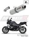 exhaust muffler DOMINATOR homologated road legal ROUND fits to BMW R1200R 2010  2014 6