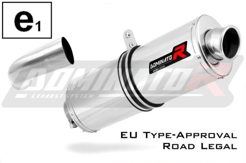 exhaust muffler DOMINATOR homologated road legal OVAL fits to F800S 2006  2012 3