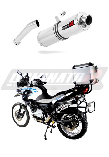 exhaust muffler DOMINATOR ROUND fits to BMW G650 GS 2011  2018 5