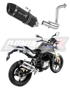 BMW G310GS 2016 - 2024 εξάτμιση Σιγαστήρας HP1 BLACK + dB killer medium
