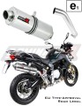 exhaust muffler DOMINATOR homologated road legal OVAL fits to F850GS 2016  2020 5