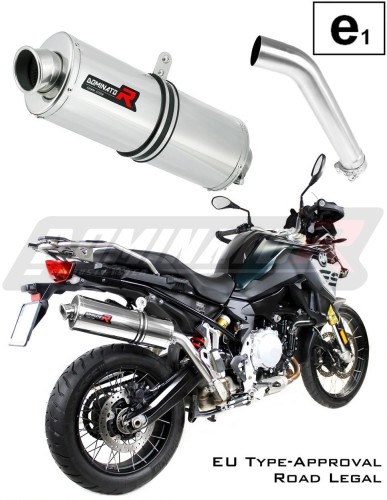 exhaust muffler DOMINATOR homologated road legal OVAL fits to F850GS 2016  2020 5