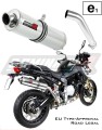 exhaust muffler DOMINATOR homologated road legal ROUND fits to F850GS 2016  2020 5