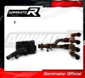 decat μεσαίο καζανάκι DOMINATOR Mid Pipe που ταιριάζει στη μοτοσυκλέτα GSXR 600 L1-L7 2011 - 2017 3