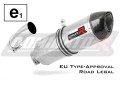 εξάτμιση τελικό DOMINATOR Εγκεκριμένο HP1 κατάλληλο για μοτοσυκλέτα F800GS Adventure 2008 - 2017 3