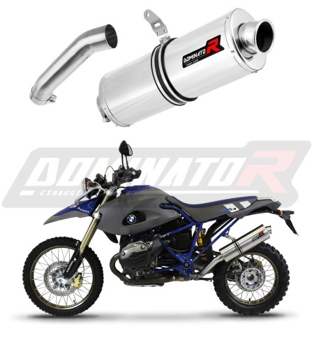wydech tłumik DOMINATOR Owalny pasujący do motocykla BMW HP2 Enduro 2004 - 2007 6