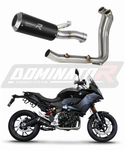 κομπλέ σύστημα εξάτμισης με τελικό DOMINATOR Full System GP BLACK κατάλληλο για μοτοσυκλέτα BMW F900XR 2020 - 2026 7