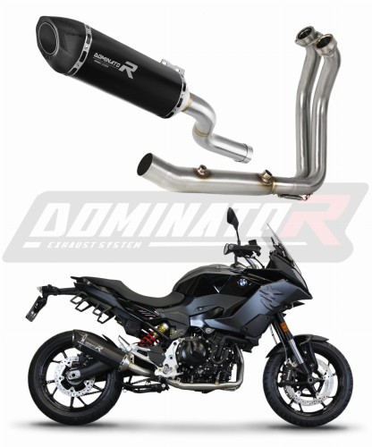 πλήρες σύστημα εξάτμισης με τελικό DOMINATOR Full System HP5 ΜΑΥΡΟ κατάλληλο για μοτοσυκλέτα BMW F900XR 2020 - 2026 7
