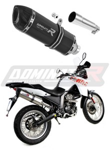 Derbi Terra Adventure 125 2008 - 2015 εξάτμιση Σιγαστήρας HP1 BLACK + dB killer medium