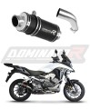 εξάτμιση τελικό DOMINATOR GP1 ΜΑΥΡΟ κατάλληλο για μοτοσυκλέτα Honda VFR 800 X Crossrunner 2015 - 2021 8