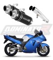 εξάτμιση τελικό DOMINATOR GP1 ΜΑΥΡΟ κατάλληλο για μοτοσυκλέτα Honda CBR 1100 XX 1996 - 2006 6