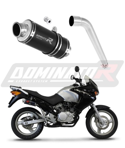 εξάτμιση σιγαστήρας DOMINATOR GP1 ΜΑΥΡΟ κατάλληλο για μοτοσικλέτα Honda XL 125 V VARADERO 2007 - 2012 6