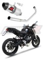 πλήρες σύστημα εξάτμισης με τελικό DOMINATOR Full System HP3 κατάλληλο για μοτοσυκλέτα Honda CB 125 R 2018 - 2020 7