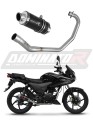 πλήρες σύστημα εξάτμισης με τελικό DOMINATOR Full System GP1 ΜΑΥΡΟ κατάλληλο για μοτοσυκλέτα Honda CBF 125 2009 - 2014 6