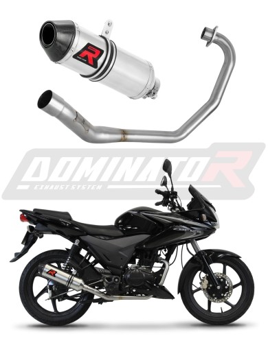πλήρες σύστημα εξάτμισης με σιγαστήρα DOMINATOR Full System HP3 κατάλληλο για τη μοτοσικλέτα Honda CBF 125 2009 - 2014 6