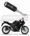 εξάτμιση τελικό DOMINATOR GP ΜΑΥΡΟ κατάλληλο για μοτοσυκλέτα Honda CBR 250 R 2011 - 2013 6